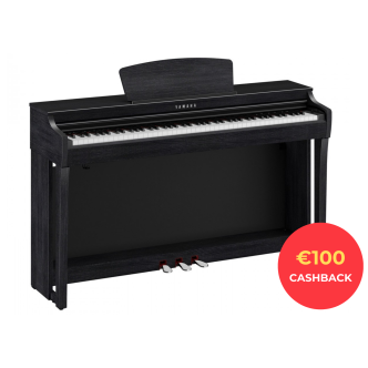 Yamaha Clavinova CLP-725 B Zwart gesatineerd