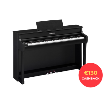 Yamaha Clavinova CLP-735 B Zwart gesatineerd