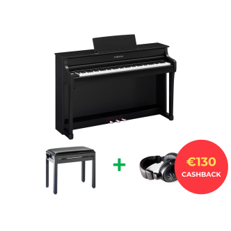 Yamaha Clavinova CLP-835 BUNDLE B Black satin