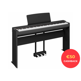 Yamaha P-225 PREMIUM BUNDLE B Black satin