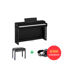 Yamaha Clavinova CLP-825 BUNDLE B Black satin