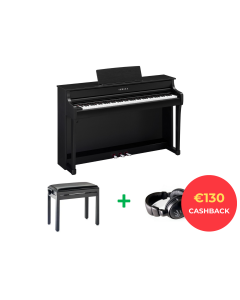 Yamaha Clavinova CLP-835 BUNDLE B Black satin