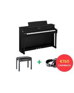 Yamaha Clavinova CLP-845 BUNDLE B Black satin