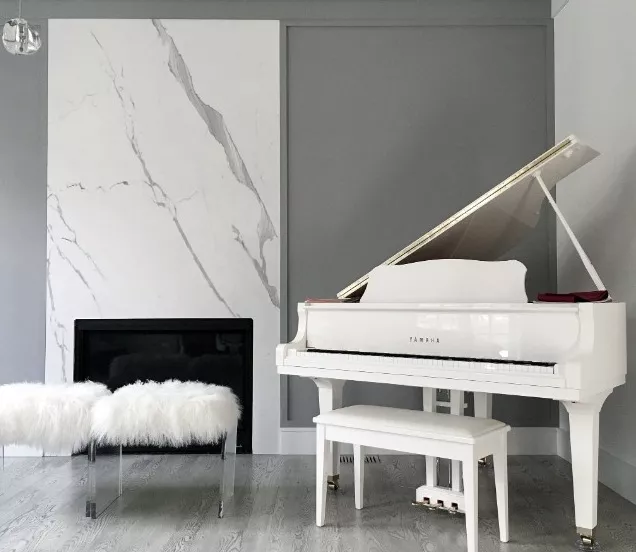 Witte piano - Esthetische pracht